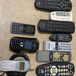 Remote Controls and Old Phones NOT TESTED