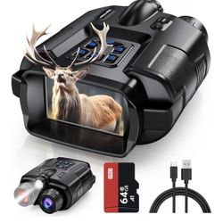 4K Night Vision Binoculars–8X Zoom