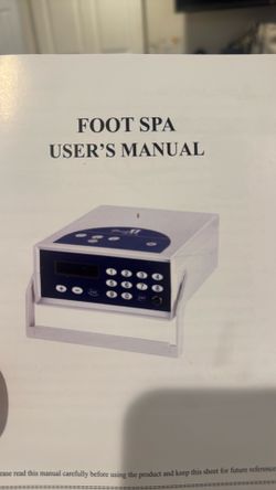 Foot spa