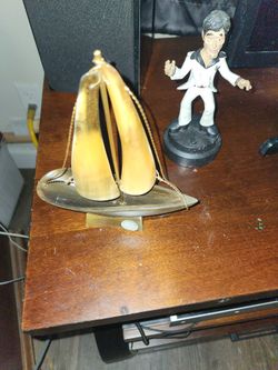 made in Italy horn made sail boat  $6