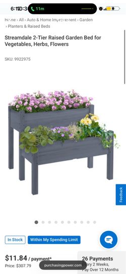 Two tier flower planter