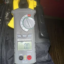 Commercial Electric Clamp Multi Meter Works Great Lost Leads Asking 25