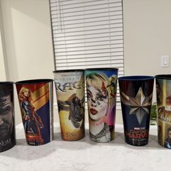 Movie Collectors Cups (7 Of Them)