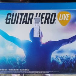 PS4 PS5 Guitar Hero Live Bundle Game Guitar Dongle & Strap New Open Box