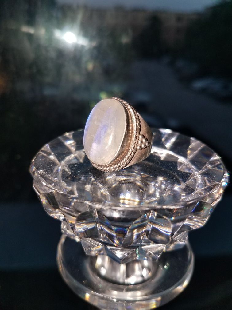 Moonstone ring