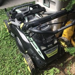RYOBI     SELF   PROPEL   40  V   BRUSHLESS     LAWN  MOVER      PARTING     OUT