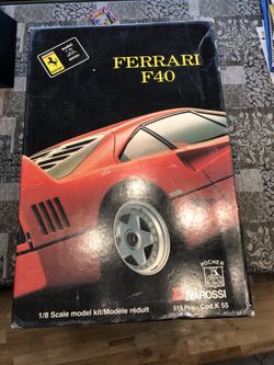 Pocher Rivarossi Ferrari F40 model kit new from 1983