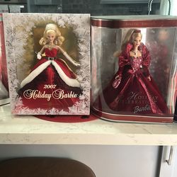 Barbie dolls, collection and special edition$25 each  $25.00 each  plus the millennium edition, all new  and package