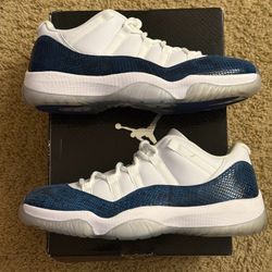 Size 12 (Brand New With Box) - Air Jordan 11 Retro Low Navy Snakeskin 2019