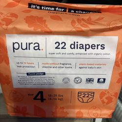 Pura Size 4 Diapers 