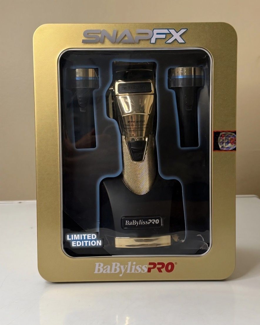 BaBylissPro Snap FX Gold Clipper Dual Batter System FX890GI Limited Edition