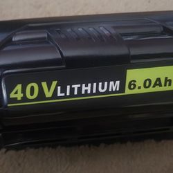 Ryobi 40V lithium Battery Replacement 6000mAh