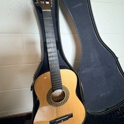ACOUSTIC GUITAR & CASE LUCID