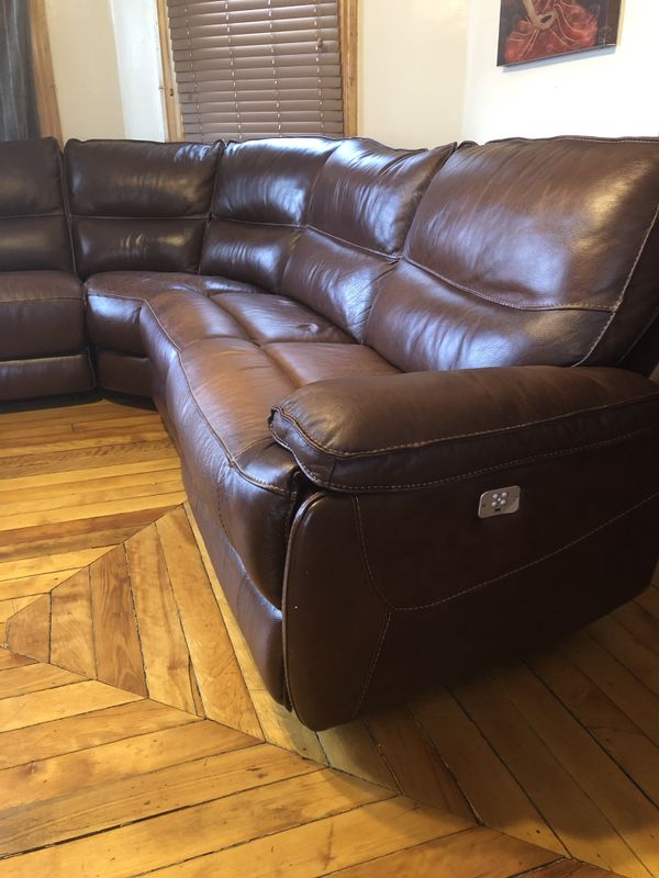 brown leather bobs