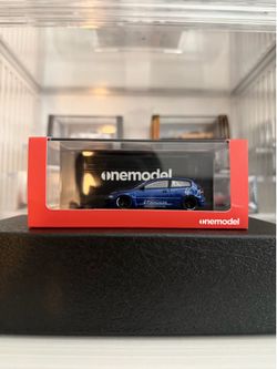 OneModel 1/64 Honda Civic EG6 Pandem Rocket Bunny Blue