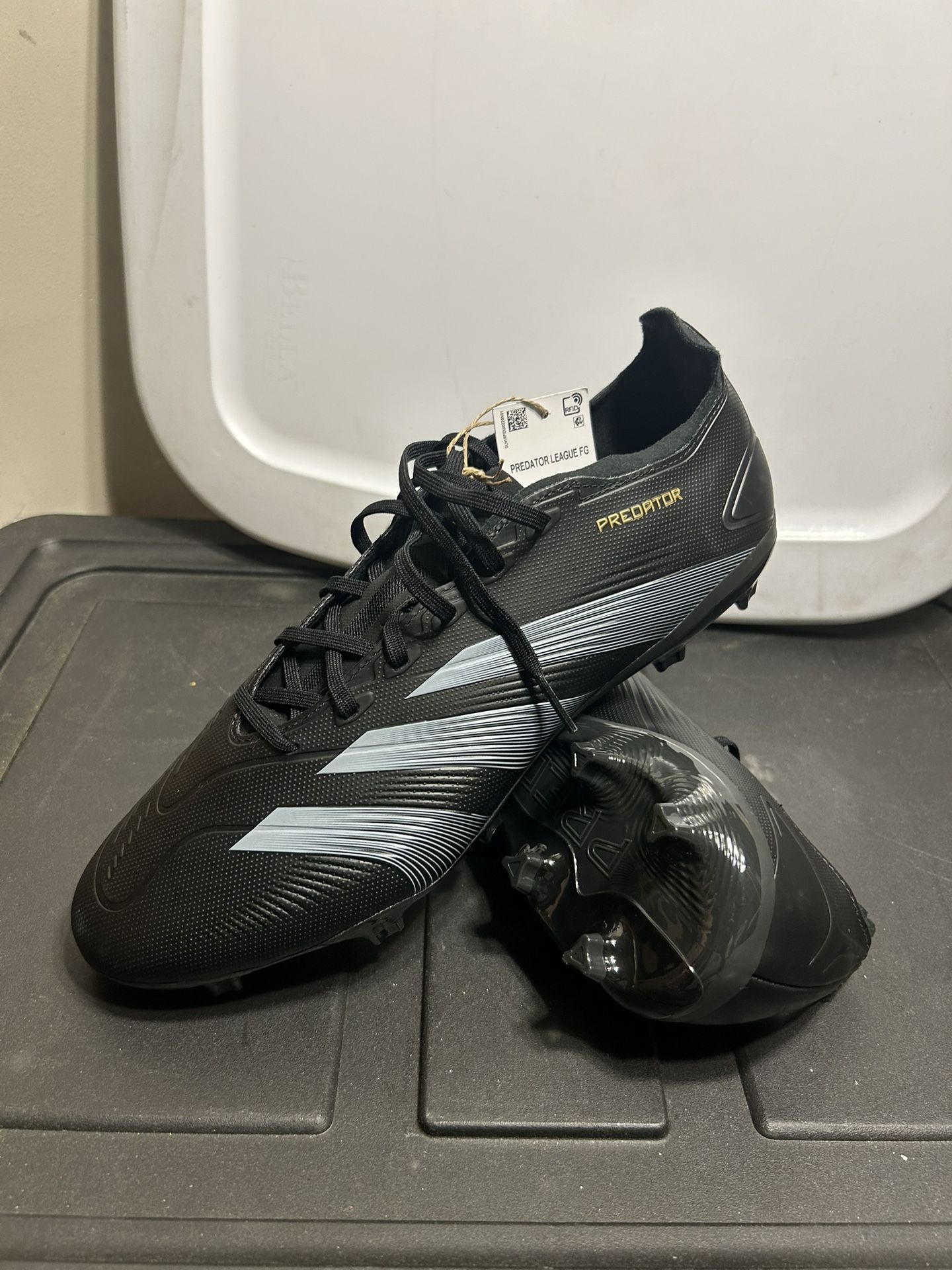 Adidas Predator HybridFeel Black Soccer Cleats Mens Size~11.5 Men’s New Without Box