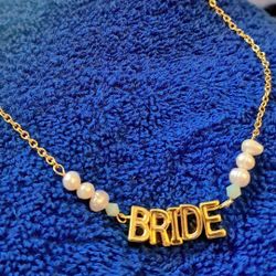 Bridal Necklace With Freshwater Pearls