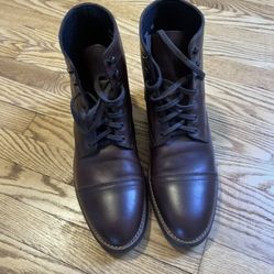 Thursday Boot Co Captain Boot Brown Leather Mens Dress Shoes 9.5