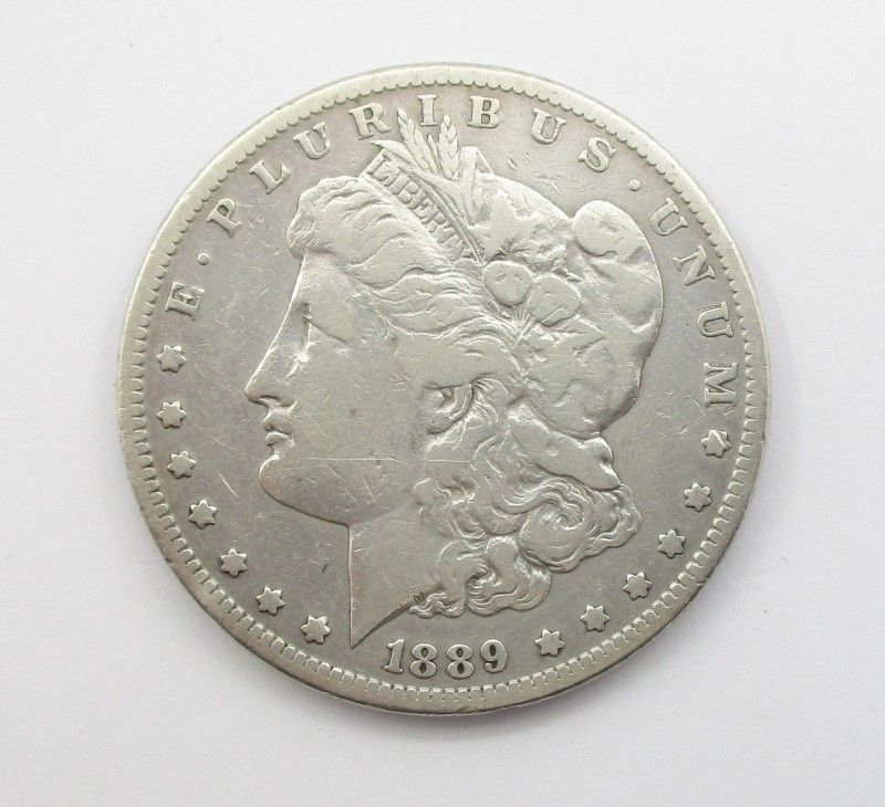1889 CC Morgan Silver Dollar Key Date No Reserve