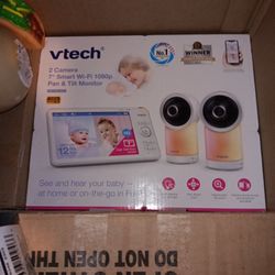 Vtech 2 Camera 7" Baby Moniter 