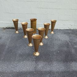 8 Piece Vase Set  8" Tall 