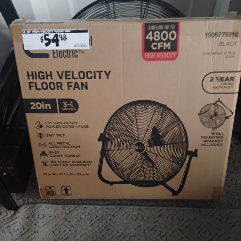 20 Inch Commercial Floor Fan