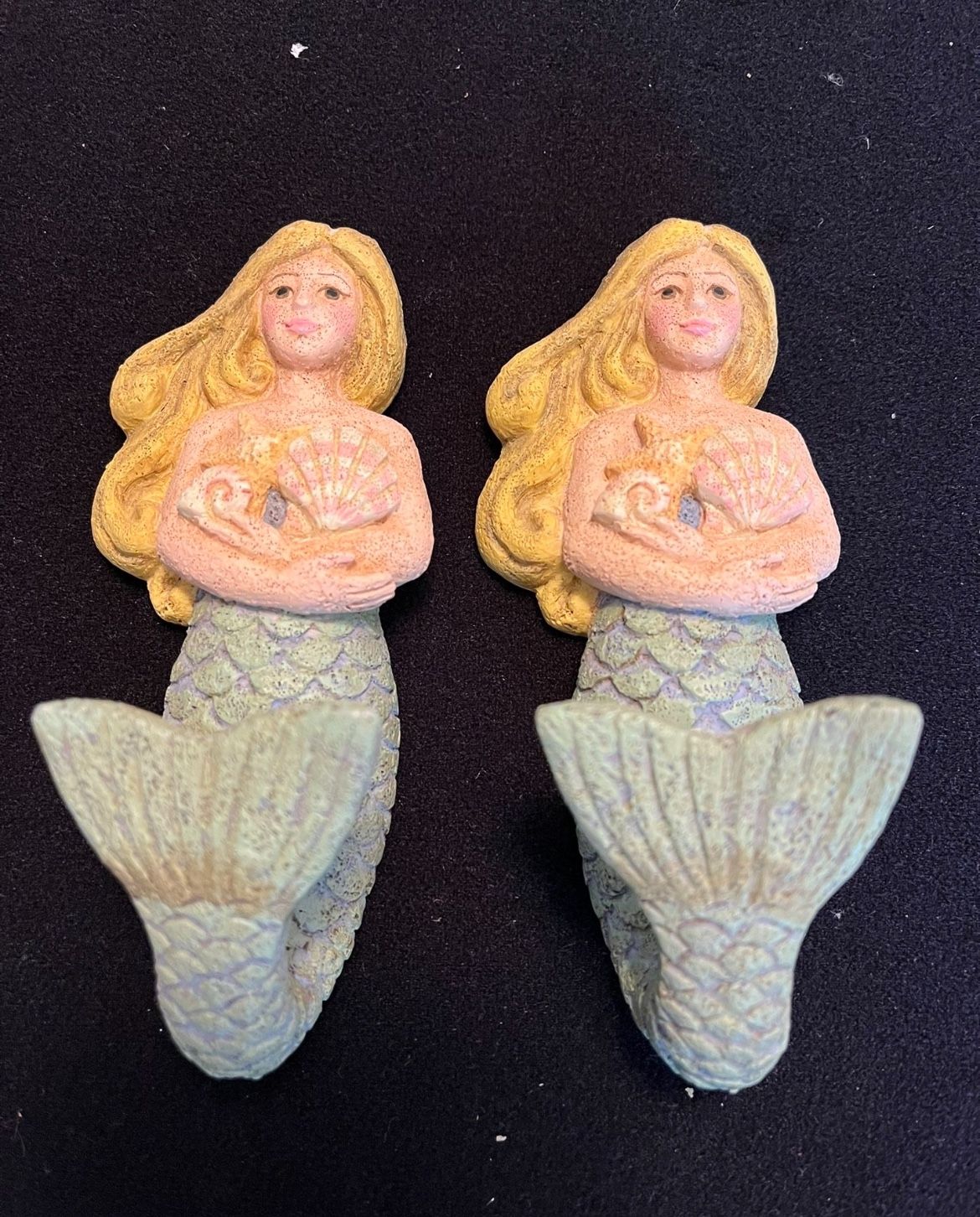 Mermaid Wall Hook, 5”, By Widest Cannon Falls. Sold As A Set