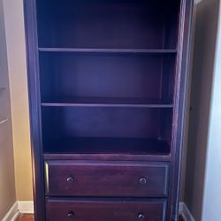 Solid wood dresser/shelves