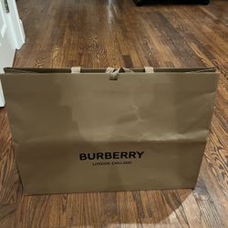Large Burberry Shopping Bag