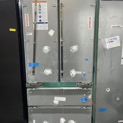 Built In 36” Thermador Panel Ready 4 Door Refrigerator Ice Maker