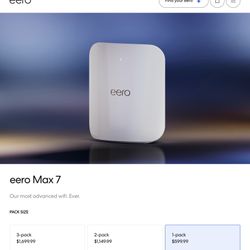 eero Max 7 Router Wi-Fi 7