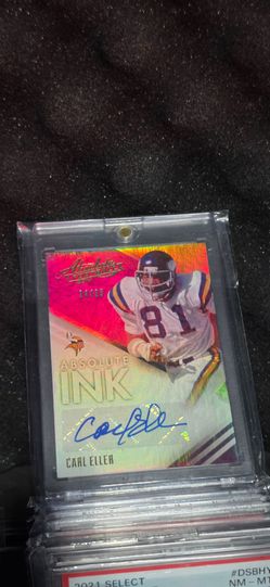 Carl Eller Absolute Ink Auto Card 24/25