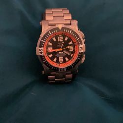Reactor Poseidon Titanium 1000m Dive Watch -Orange Dial Never Worn 