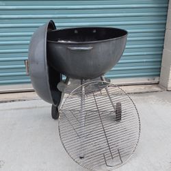 Weber 22" Kettle Bbq Grill Patent Pending 1969ish