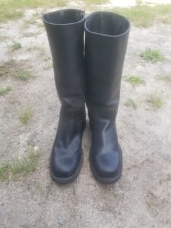 Frye Mens Size 10 Leather Riding Boots 14" Tall