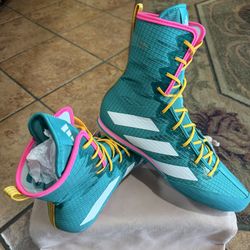 ADIDAS BOX HOG 4 BOXING SHOES (Size: 10.5) 
