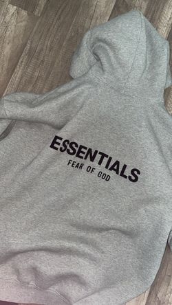 ESSENTIALS HOODIES (black limo) &(dark grey) BOTH XL