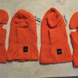 8 RefrigiWear Open Hole Face Mask - Breathable, Flexible, and Warm Winter Face Cover $10 each.