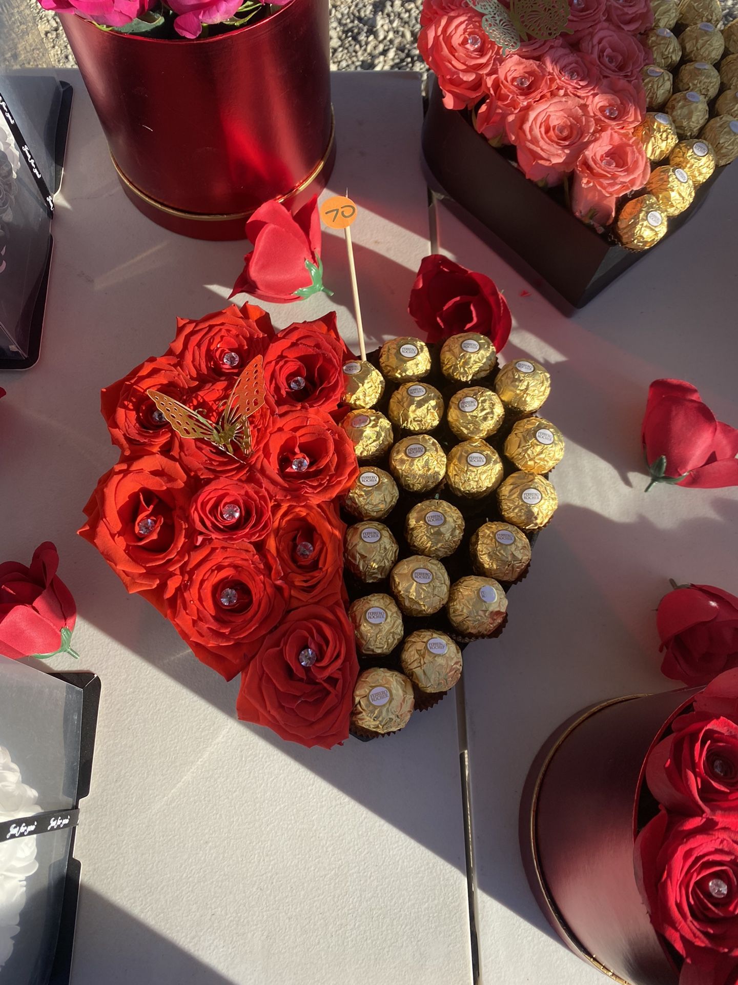 Flower Hearts And Bears Valentines