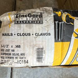 50 Lbs Hot Dipped Galvanized Nails 1- 1/2 X .148