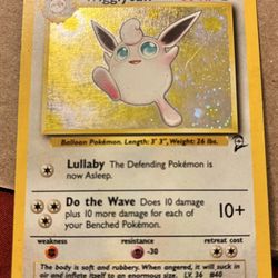 Vintage Wigglytuff 19/130 Holo Pokemon Base Set 2