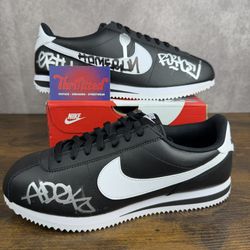 NEW SIGNED Nike Cortez Black x HOMERUN NYC Size 11.5 DM4044-001 Men’s Shoes OG Rare