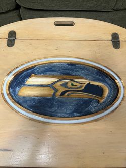 Custom, Handmade Seattle Seahawks wooden wall plaque
