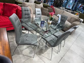 Modern Dini g Set 🩶 Grey Color