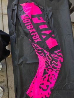 Fox Racing Motocross Pants Black Pink