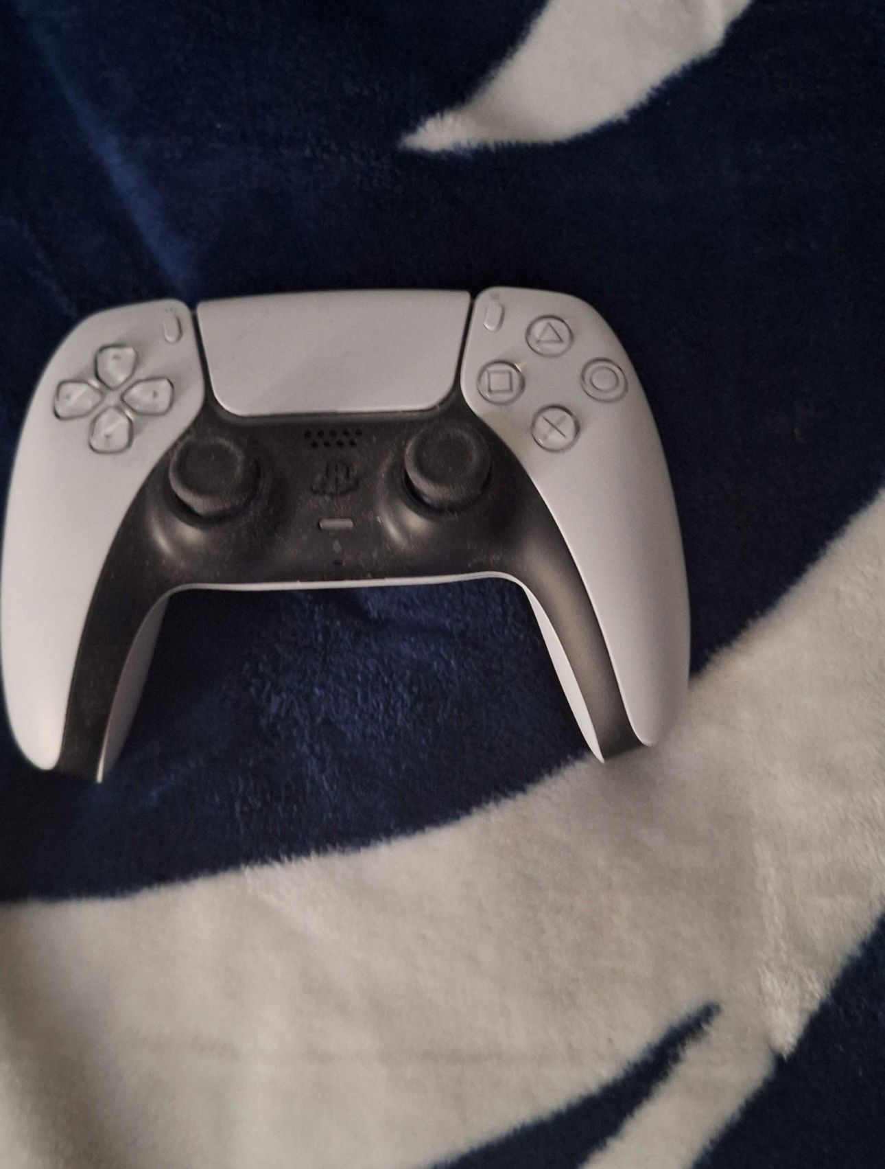 PS5 with controller