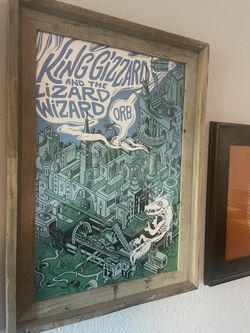 King Gizzard And The Lizard Wizard Limited Poster 2017 Fillmore Sf