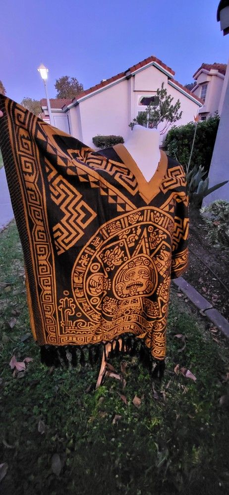 Ponchos Calendario Azteca. Gaban