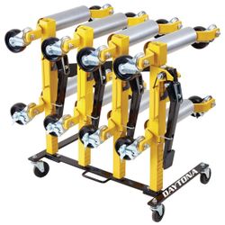 (4) DAYTONA 1300 lb. Capacity Self-Loading Positioning Wheel Dolly