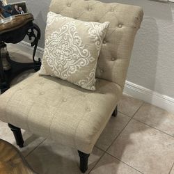 Living Room Cockatial Table And End Table  Good Condition And Chair